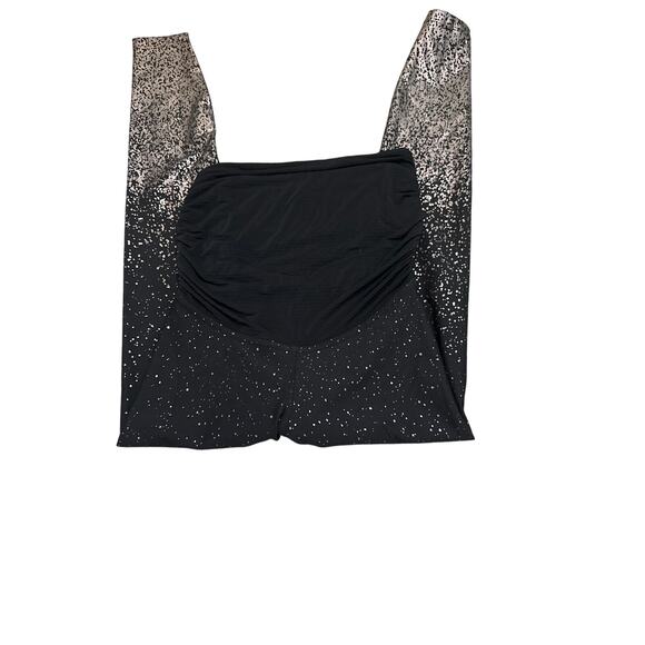 Beyond The Bump Yoga Alloy Ombre High Waisted Midi Legging Size Small - Picture 4 of 5